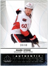 2012-13 Upper Deck SP Game Used Mark Stone Authentic Rookies Rookie /60 #138