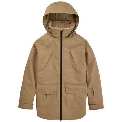 Burton Prowess Jacke Damen-Skijacke Snowboardjacke Winterjacke Schneejacke Beige