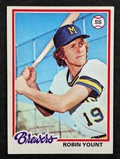1978 Topps Baseball #173 Robin Yount Milwaukee Brewers