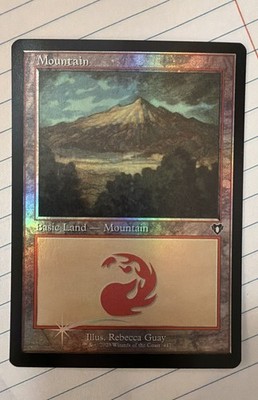 Mountain (446) (Retro Frame) Commander Masters Foil