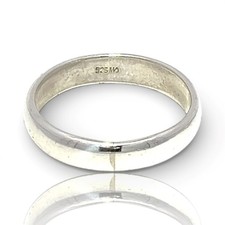 Sterling Silver 4.5mm Wide Polished Band Size 9.5 KS1024917 