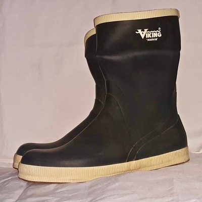 VIKING HARVIK VW 24 MARINER KADETT MID RUBBER BOOTS UNISEX SIZE: MEN 11 WOMEN 14
