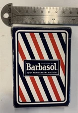 Barbasol Shaving Company 100th Anniversary Themed Playing Cards Barber Shop