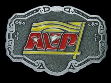 TE01149 VINTAGE 1970s  AVP  COMPANY OR ORGANIZATION HITLINE USA BELT BUCKLE
