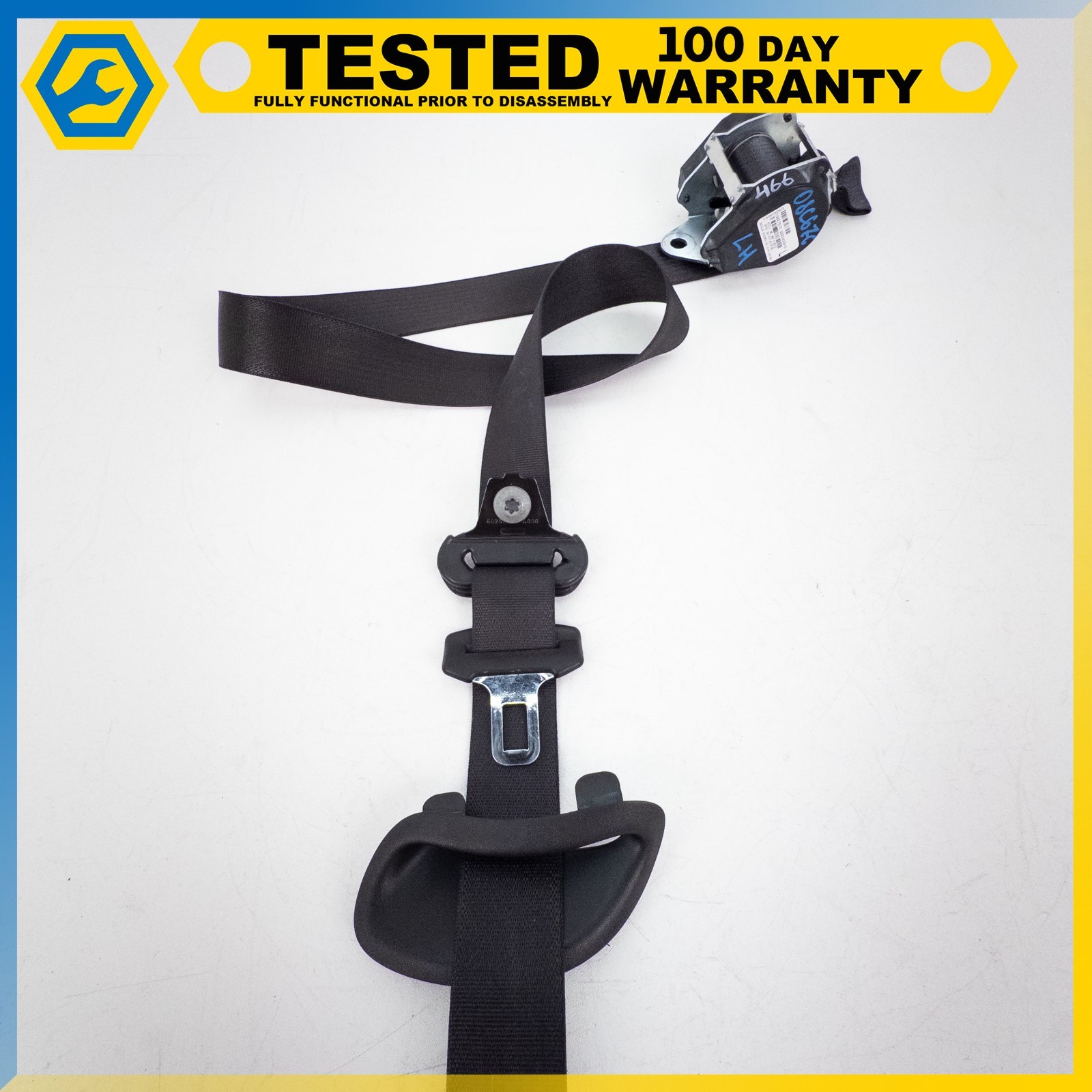 05-13 CHEVROLET CORVETTE C6 FRONT LEFT DRIVER SIDE SEAT BELT RETRACTOR OEM