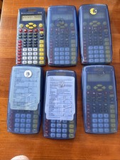LOT OF 6 Texas Instruments TI-15 Explorer Scientific Calculator ALL WORK