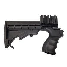ProMag Mossberg 500/590 Stock with Shell Carrier - Black
