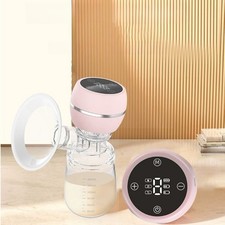 Electric Breast Pump Hands Free Mute Automatic Portable Breastpump 3 Mode 9Level