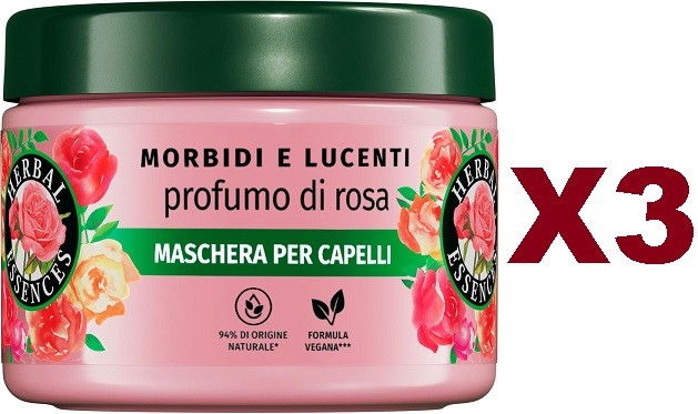 HERBAL ESSENCES MASCHERA IDRATANTE CAPELLI PROFUMO LATTE DI COCCO 300ML - Immagine 4