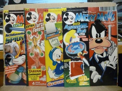 4 x MICKY MAUS Hefte Nr. 10.14,46 und 49 aus 1999