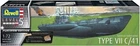 Revell 05163 1:72nd scale German Submarine Type VII C/41 Platinum Edition