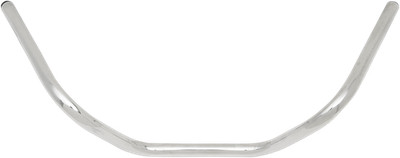Emgo 07-92428 1in Sport Rise Handlebar Chrome Carbon Steel Universal
