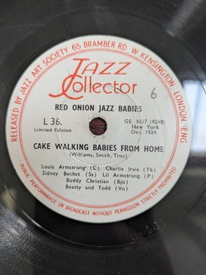 Red Onion Jazz Babies - Cake Walking Babies / Of All The Wrongs You Done To Me