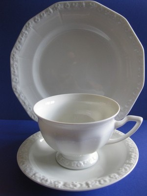 Rosenthal Maria weiß classic Rose 1 Kaffeegedeck dreiteilig  mehrere da