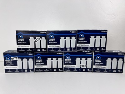 Project Source Replacement for Brita Water Filter Pitchers - 3 Pack - Lot Of 7