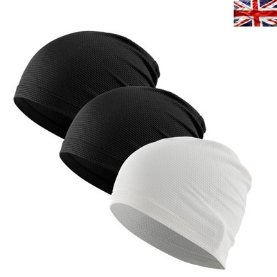 Feuchtigkeitsableitende 3D Mesh Laufkappen für aktiven Lebensstil - Unisex 3er Pack