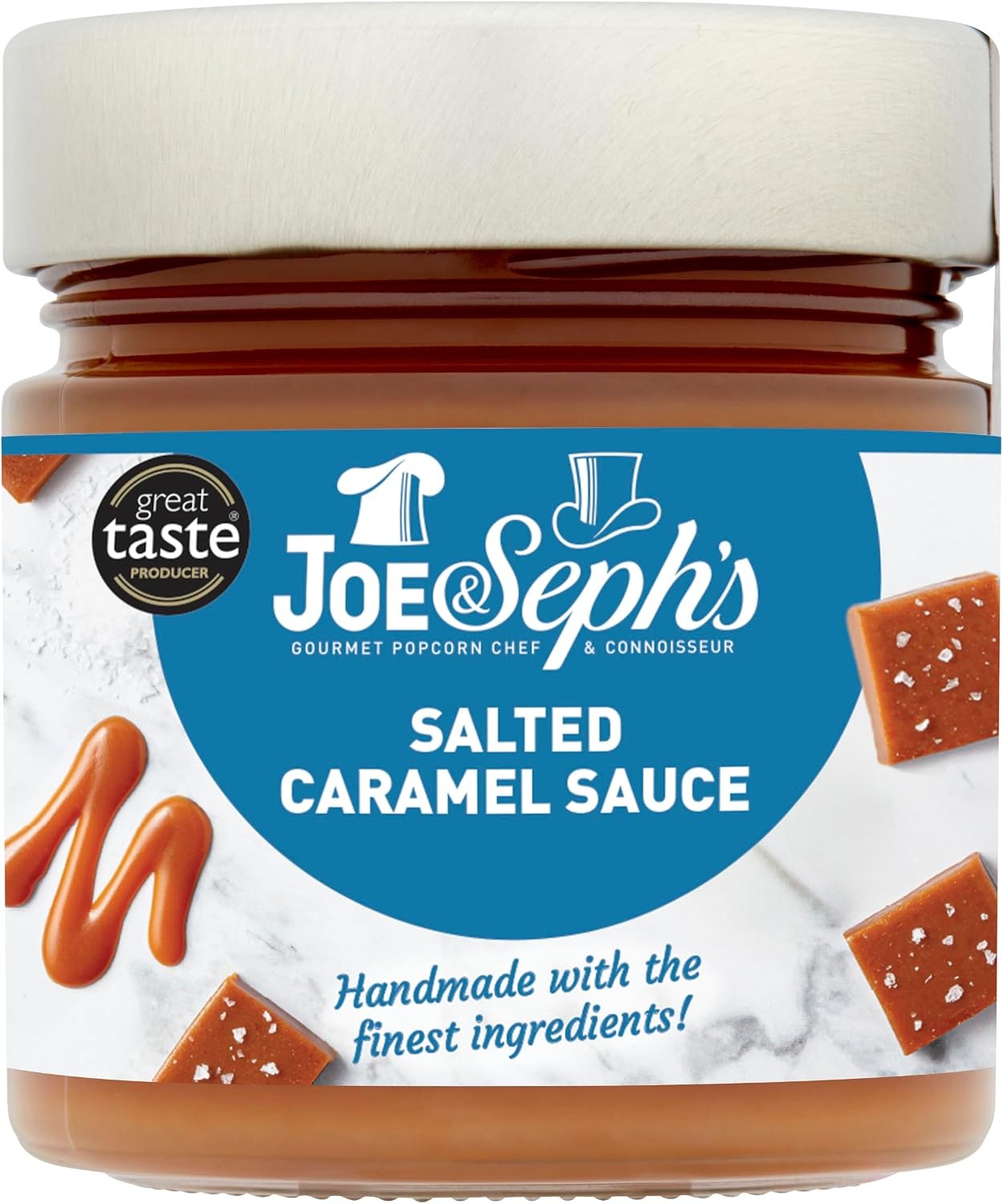 Salted Caramel Dessert Sauce 230g - Joe & Seph's Caramel Drizzle for Ice