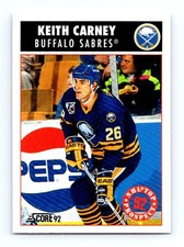 #461 1992-93 Score / Keith Carney RC Sabres