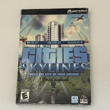 Cities: Skylines Microsoft Windows, GNU/Linux, Mac OS Slipcover NEW Sealed