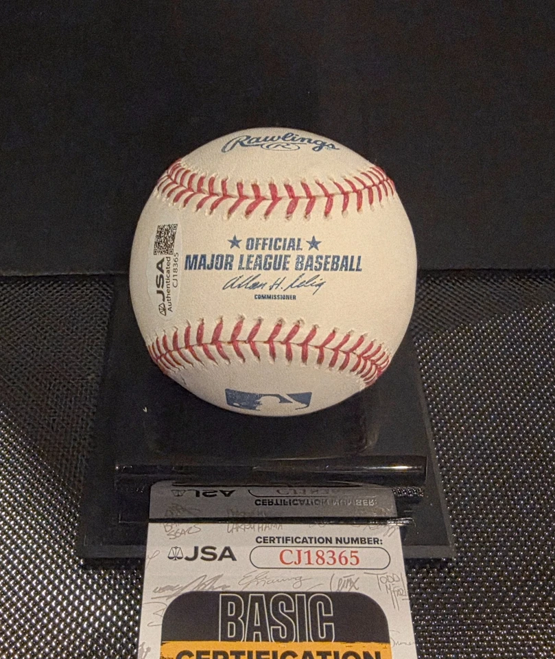 Lance Berkman Houston Astros Signed Autographed ROMLB Baseball JSA coa - Image 3 of 3