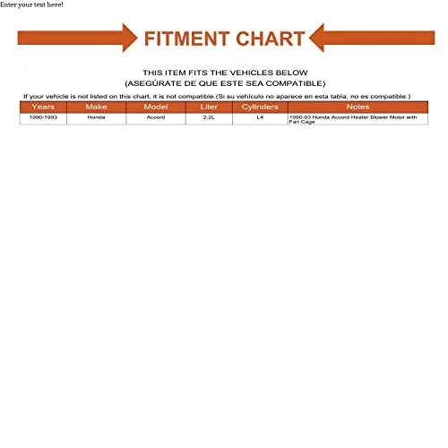 Heater Blower Motor with Dual Fan Cage for 1990-93 Honda Accord - Image 3 of 3