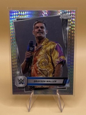 2025 Topps Chrome WWE Grayson Waller #13 Prizm Refractor