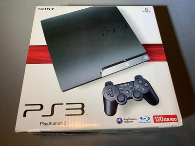 Sony PlayStation 3 PS3 Slim Black 120GB Game Console New In Box | eBay