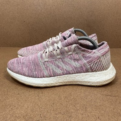 Adidas Womens Pureboost Go Running Shoes Orchid Tint Size 10 Knit Sneakers