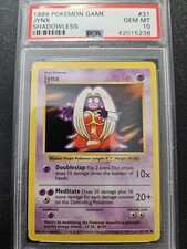 Pokemon PSA 10 Shadowless Base Set Jynx 31/102 GEM MINT
