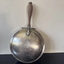 Antique Sheffield Silver Company Silverplate Silent Butler Crumb Catcher Horse87