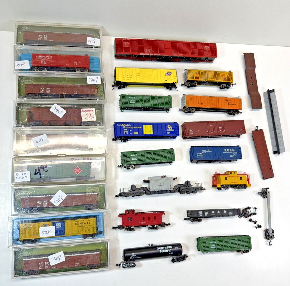 Coffret Collector Model Power N – 4 Wagons De Train électrique – Réf. 3608 – Occasion