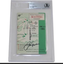 1965-Masters Spectator Guide-Jack Nicklaus Wins!!⛳️