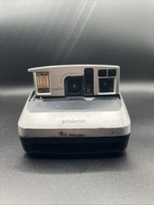 Polaroid One600 Folding Instant Camera Silver Untested -