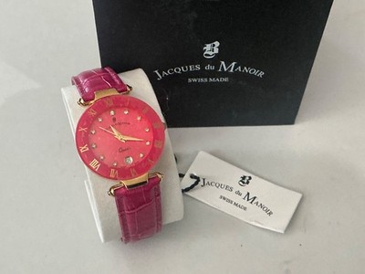 NEW With Tags Unisex Watch by Jacques du Manoir RC.102 Red 100% authenticity