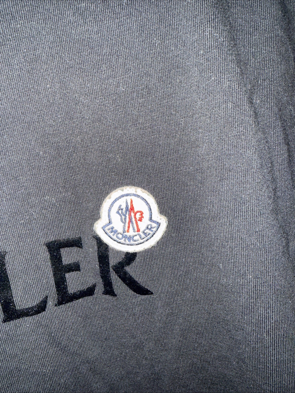 Moncler T Shirt Black 3xl thumbnail 3