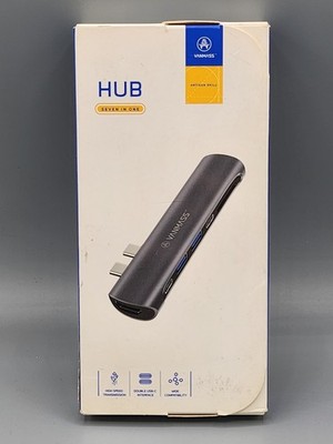 Vanmass 7 In 1 USB-C Hub for MacBook Pro/Air w Box