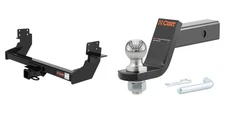 CURT Trailer Hitch Tow Kit 2in Receiver Class 3, Ball Mount, Pin & Clip - 13275