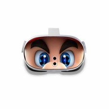 VR Plumber Decal Compatible with Meta Quest 3 Headset Italian Protection Vinyl