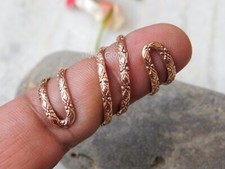 Solid Copper wrap Splint Thumb ring Arthritis Joint Pain handmade Copper jewelry
