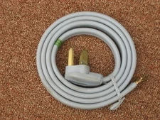 6 ft. Electrical Dryer Cord 3 conductor 3/10 SRDT 30 amp., 250 v  American Made