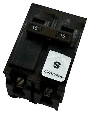I-T-E CIRCUIT BREAKER 15A 2 POLE UNIT ITE 15 A BLACK  