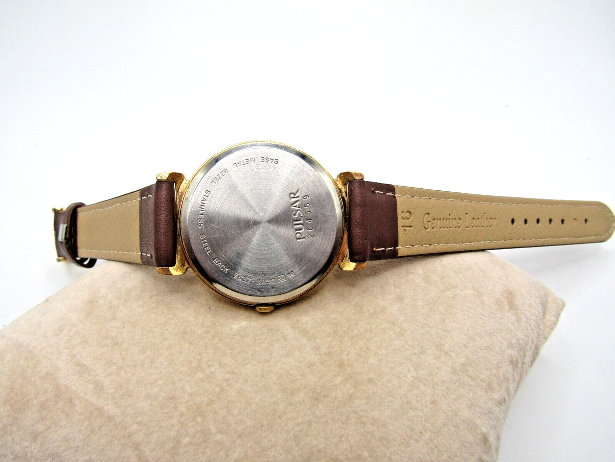Vintage Rare Gents Pulsar by Seiko V537-8A30 Roman Numeral