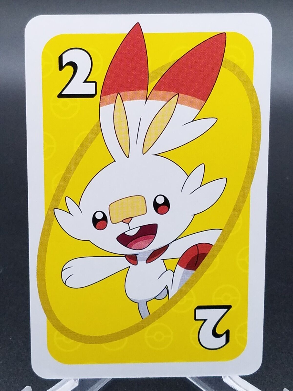 Scorbunny YELLOW #2 Pokemon Mattel Japanese UNO Card NM/MINT