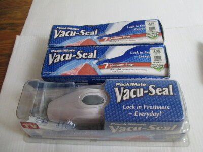new Pack Mate Vacu-sealer vacuum sealer plus 14 bags