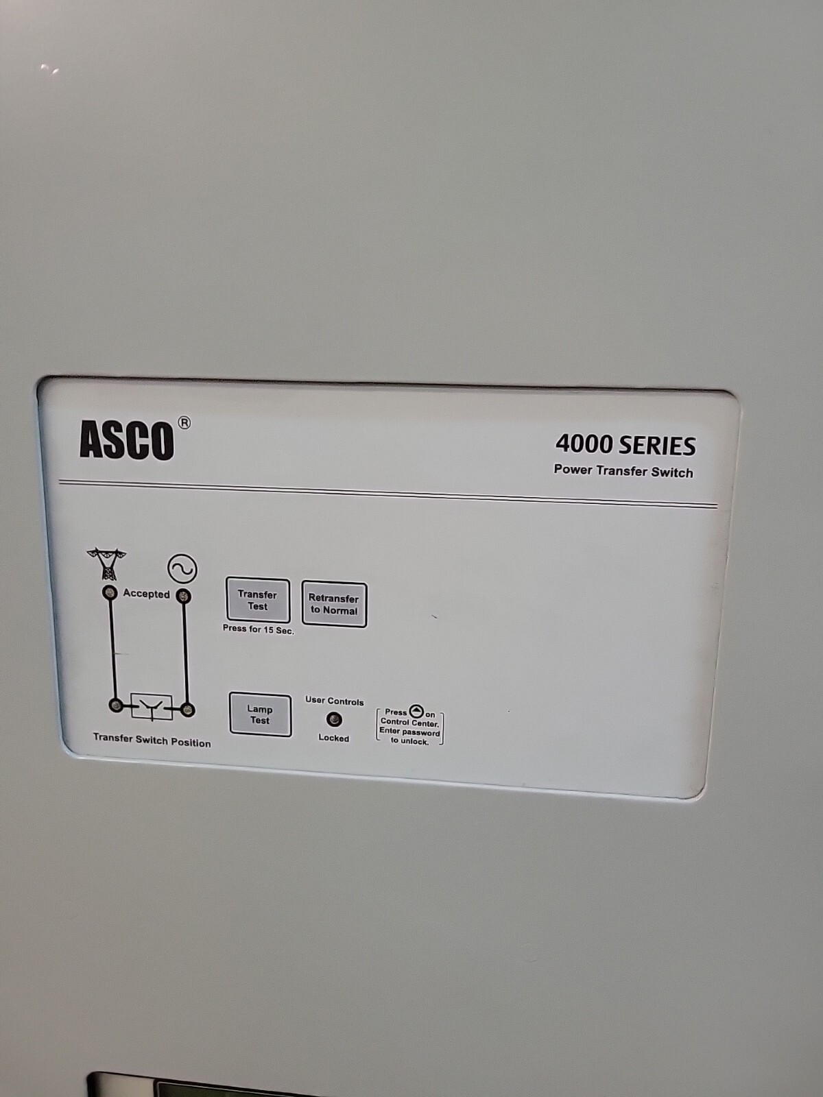 Asco 4000 SERIES Auto Transfer Switch 600A 480V H04ATSC3060CN5XC eBay
