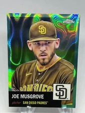 2022 Topps Chrome Platinum Joe Musgrove  #81 Aqua Lava Refractor Padres /299