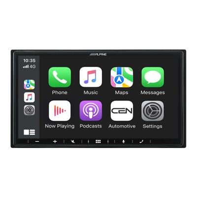 Alpine iLX-W650BT Apple CarPlay Android Auto Bluetooth flache Halterung Autoradio