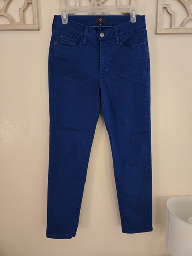 Jeans NYDJ Bobbie Boyfriend Coupé Vert Fenouil - Taille 4 US - Neuf Avec étiquettes