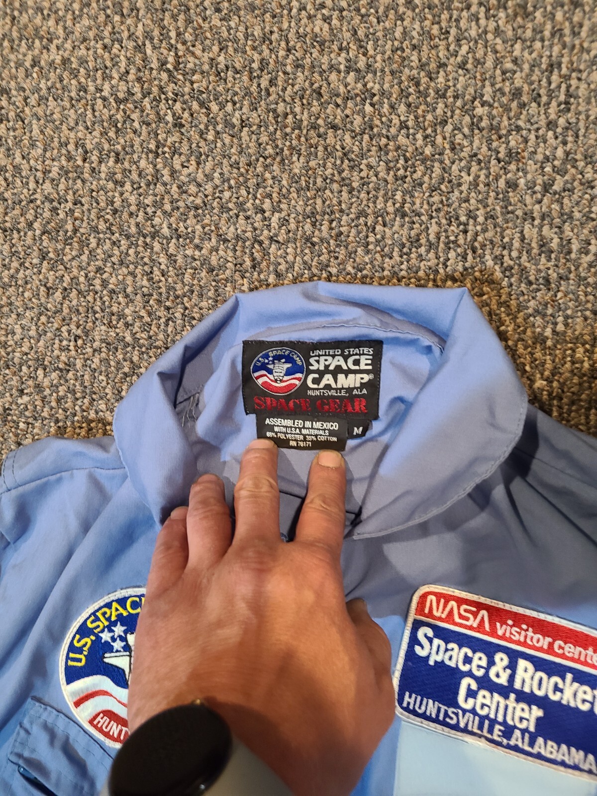 Vintage 96' Official Space Camp Flight Suit  NASA Huntsville, AL Jumpsuit Medium