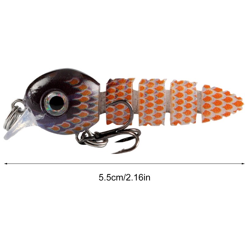 Bionic Swimming Lures Bass Freshwater Saltwater Bass Treble Hooks